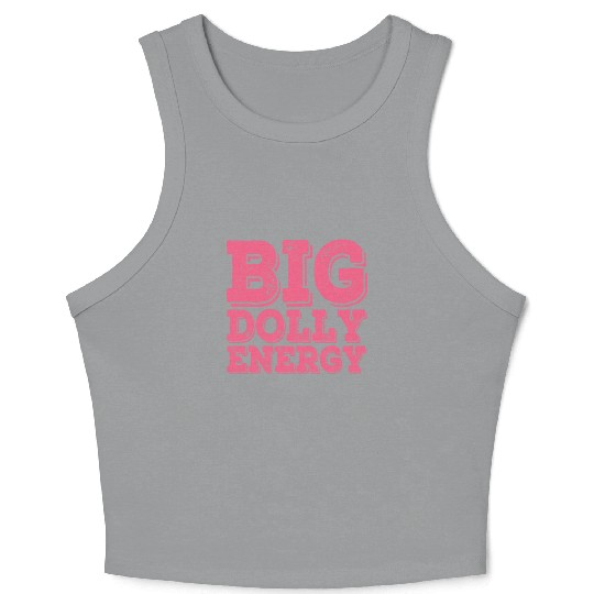 Big Dolly Energy Cowgirl Crop Tank Top