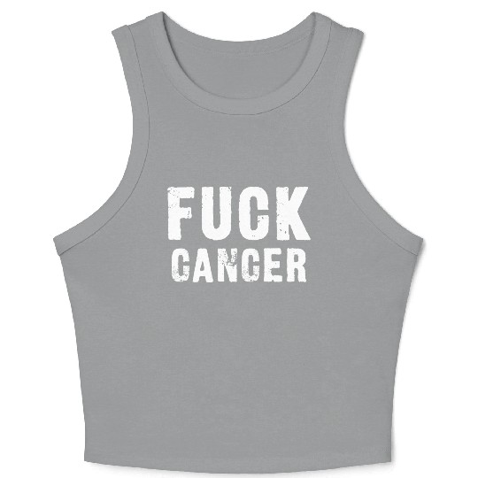 Fuck Cancer Crop Tank Top