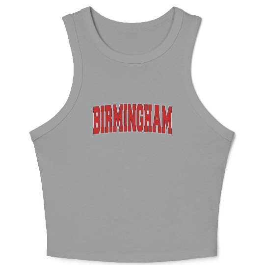 Birmingham Varsity Style Uk Sports Crop Tank Top