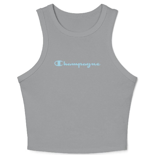 Champagne Top Crop Tank Top