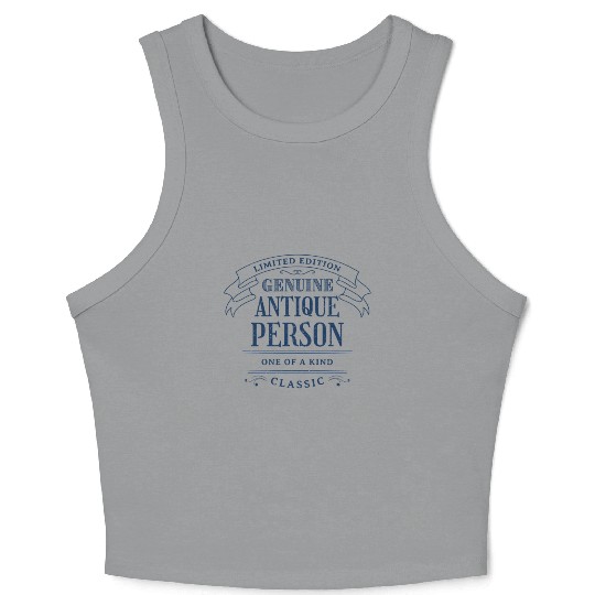 Senior Citizen For 70S 80S 90S Or 100S Crop Tank Top
