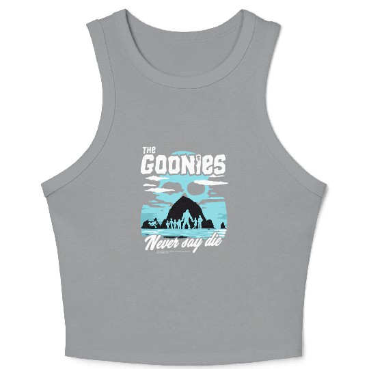 The Goonies Cannon Beach Never Say Die Crop Tank Top