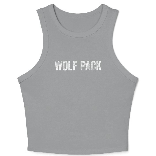 Wolf Packleader Of The Packwolf Bad Werewolf Crop Tank Top