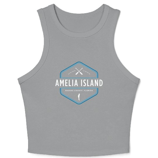 Amelia Island Florida Beach Crop Tank Top
