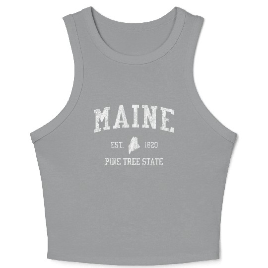 Maine Sports Crop Tank Top
