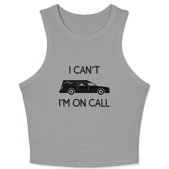 Mortician Mortuary Science Student Crop Tank Top