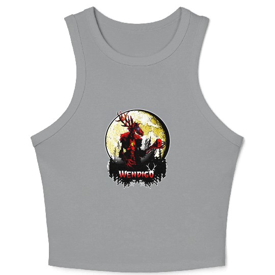 Wendigo New Monster inwalker Cryptid Evil Crop Tank Top