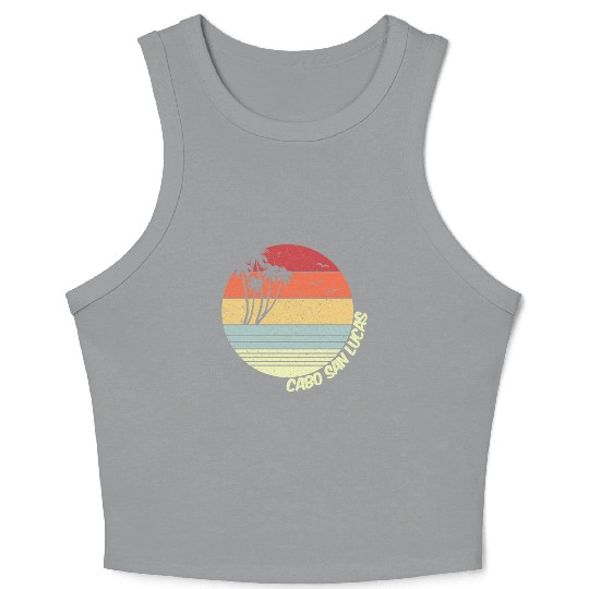 Cabo San Lucas Meco Beach Vacation Crop Tank Top