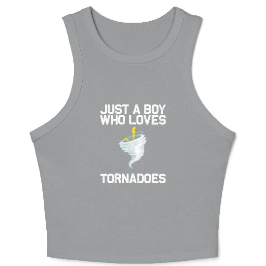 Tornado For Hurricane Weather Chaser Crop Tank Top