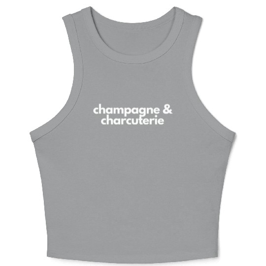 Champagne And Charcuterie- Sunday Brunch- Hostess Crop Tank Top