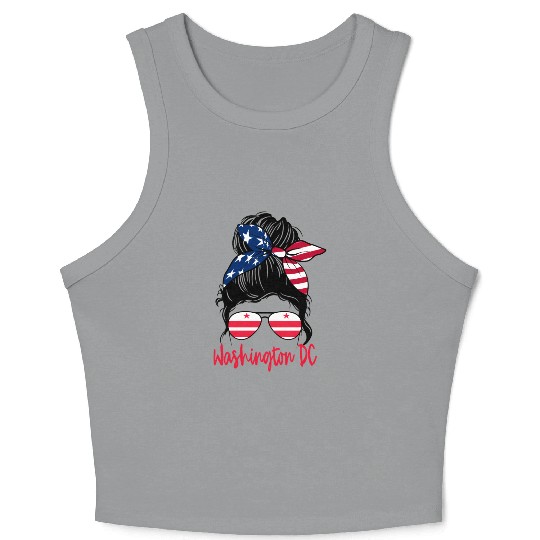 Washington Dc Washington Dc Flag Statefriend Crop Tank Top