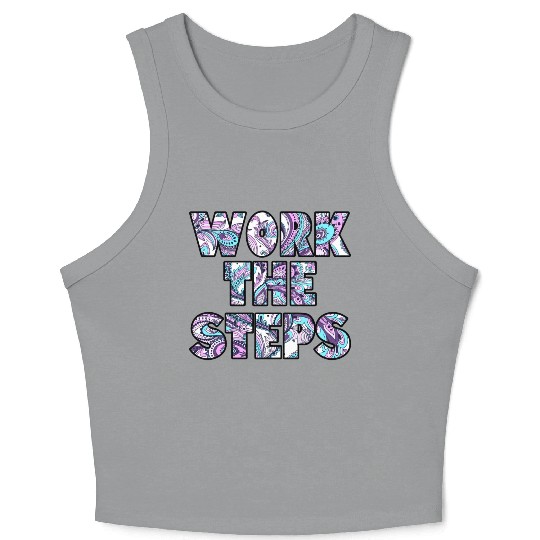 Work the Steps paisley Crop Tank Top