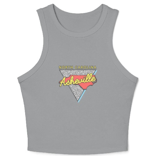 Asheville North Carolina Triangle Nc City Crop Tank Top