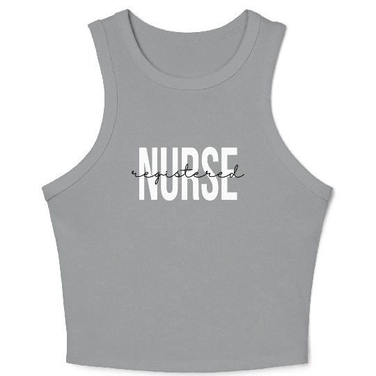 Registered Nurse Rn Emergency Room Nurse Crop Tank Top