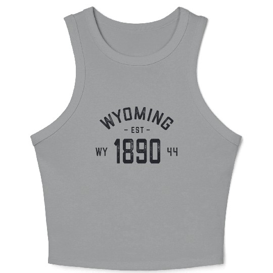 Wyoming Wyoming Wy Usa Crop Tank Top