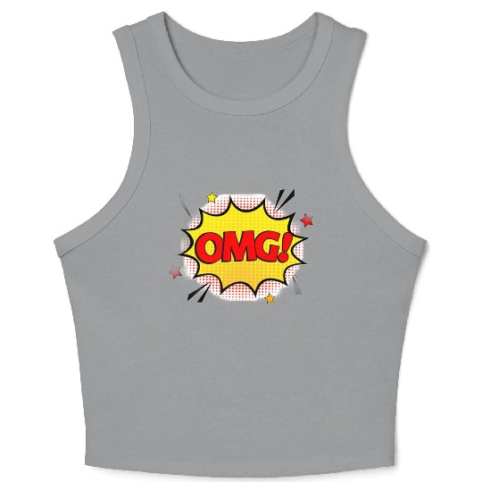 OMG design Crop Tank Top