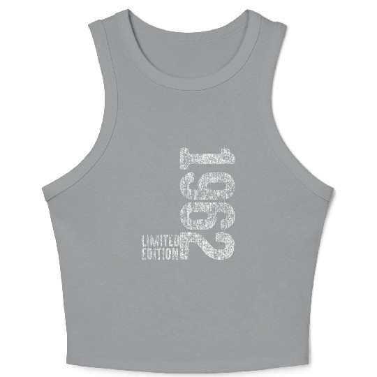 60Th Ladies Mens 60 Years 1962 Crop Tank Top
