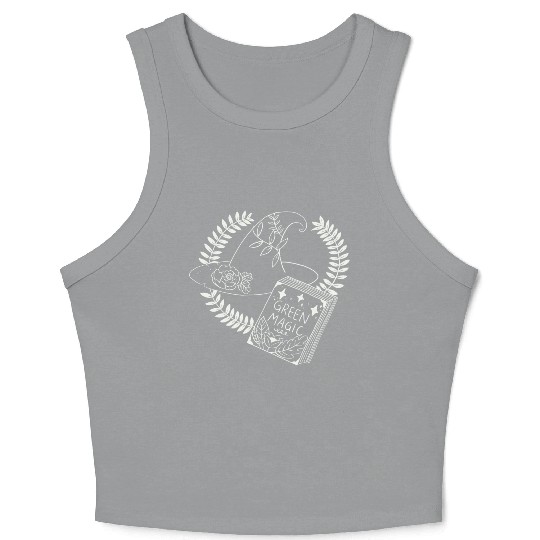 Green Magic Plants Crop Tank Top