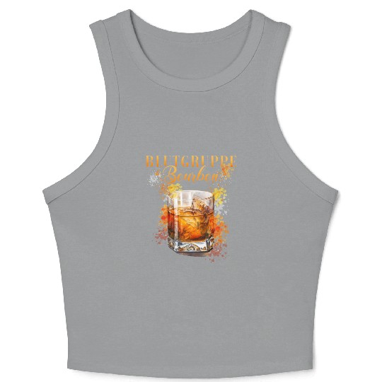 Blutgruppe Bourbon Cocktail for Bartender Crop Tank Top