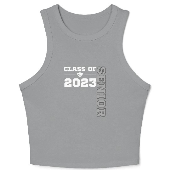 Class Of 2023 Senior Year 23 Back To School Crop Tank Top