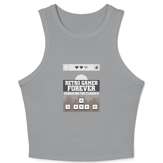 Retro Gamer Forever Embracing the Classic Crop Tank Top