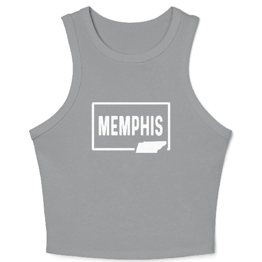 Memphis Tennessee Tn - Home Hometown Vacation Crop Tank Top