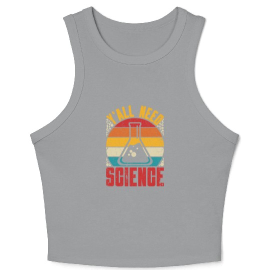 People Need More Science Funny Science Lover Crop Tank Top