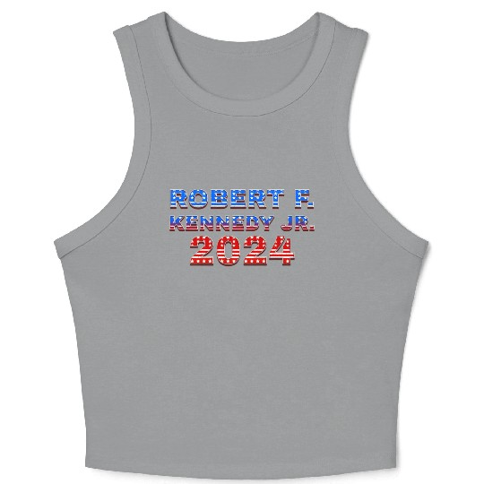 Robert F Kennedy Jr 2024 Stars And Stripes Red Crop Tank Top