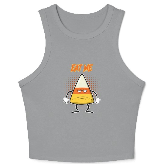 Mean Candy Corn Crop Tank Top