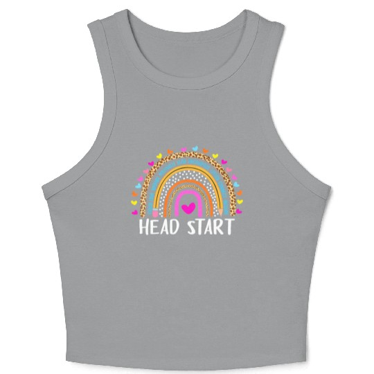 Back to School Head Start Squad Homeschool Crop Tank Top