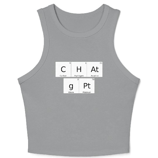 C Gpt Computer Aiificial Intelligence Data Crop Tank Top