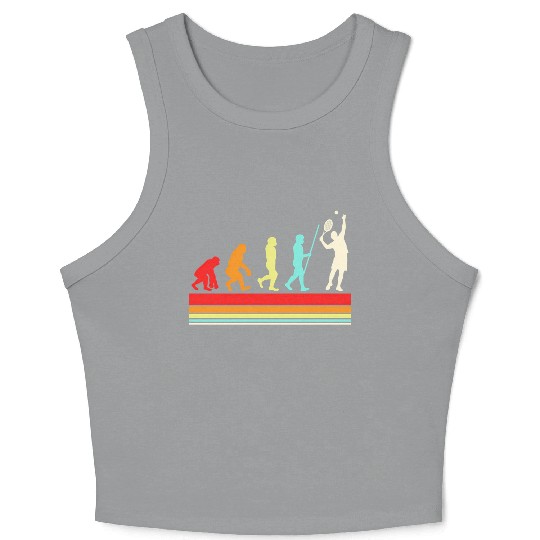 Tennis Player Evolution Colors S Crop Tank Top