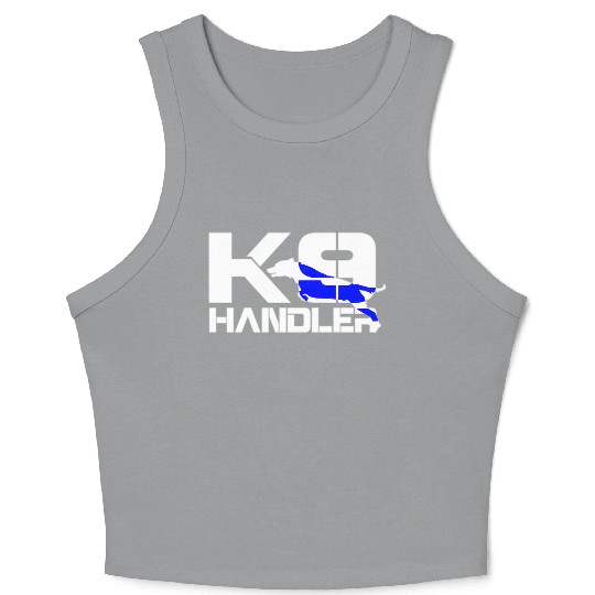 K-9 Handler Police Sheriff Cops Law Enforcement Crop Tank Top