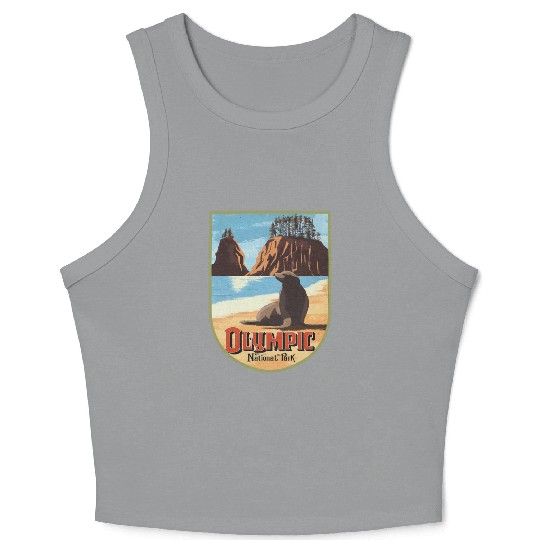 olympic national park Crop Tank Top