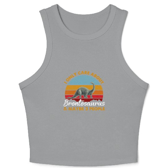 Style Sunset Brontosaurus Crop Tank Top