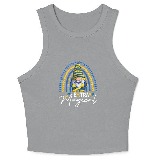 Down Syndrome Awareness Day March 21 Extra Magical Crop Tank Top