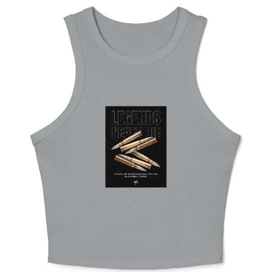 Legends Never Die Crop Tank Top