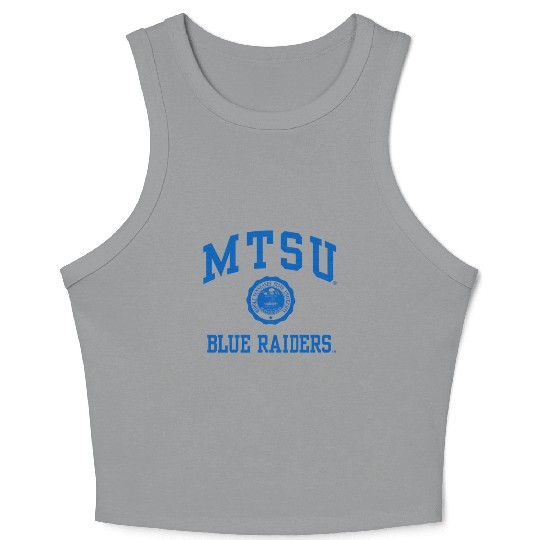 Middle Tennessee State Blue Raiders Seal Logo Crop Tank Top