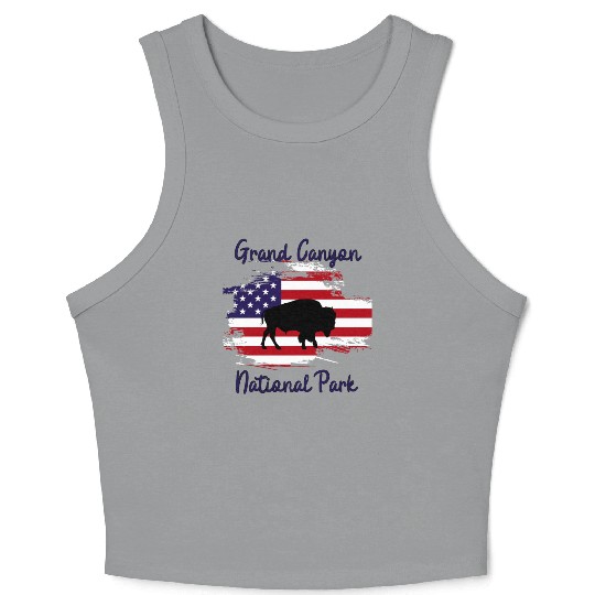 grand canyon national park buffalo Crop Tank Top gifts