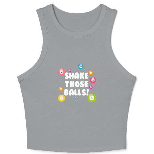 Bingo Lucky Player Ladies Bingo Crop Tank Top