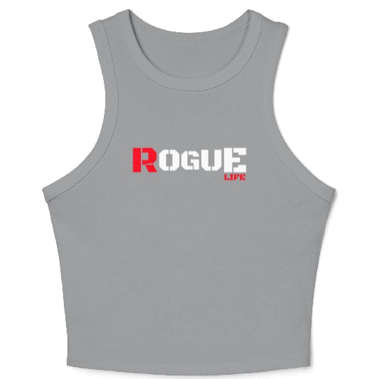 Armed Forces Rogue Warrior Bad Gaming Military Tou Crop Tank Top
