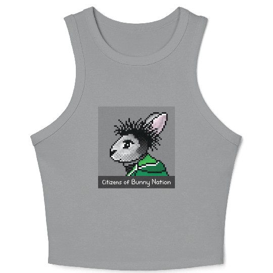 Citizens of Bunny Nation NFT #66 Artwork Crop Tank Top