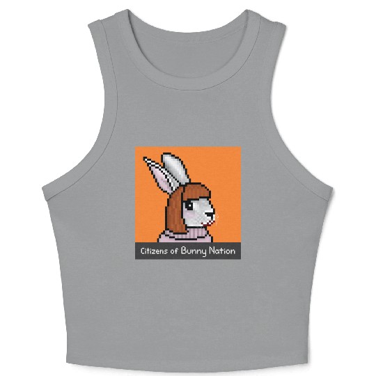 Citizens of Bunny Nation NFT #52 Artwork Crop Tank Top
