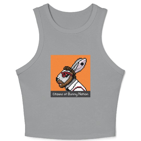 Citizens of Bunny Nation NFT #50 Artwork Crop Tank Top