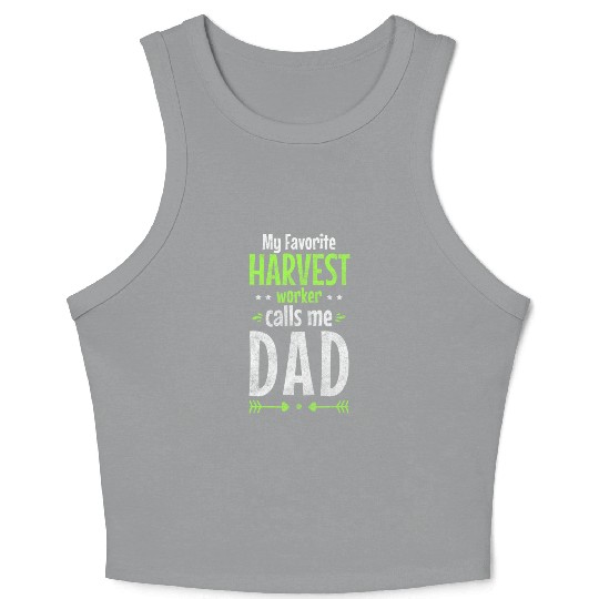 Farmer Farm Harvest Time Vegetable Crop Tank Top