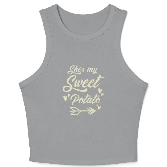 She My Sweet Potato Crop Tank Top