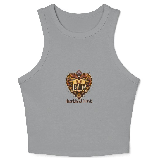 IOWA Heartland Spirit Crop Tank Top