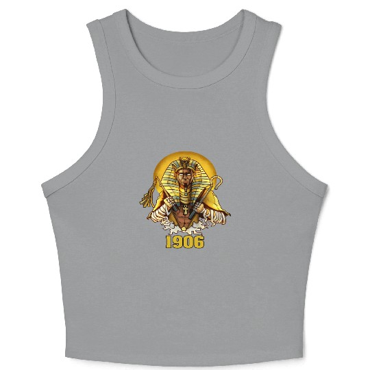 1906 Sphinx Alpha Ace Fraternity Pharoah Crop Tank Top