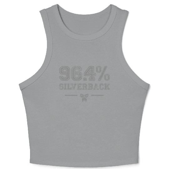 964 Silverback Gorilla Gym Body Building Gym Crop Tank Top