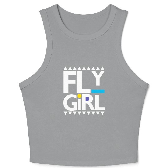 Fly 80S 90S Old School Hip Hop Crop Tank Top
